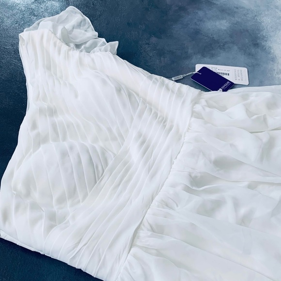 NWT A-Line/Princess One-Shoulder Short/Mini Dress - Picture 2 of 8